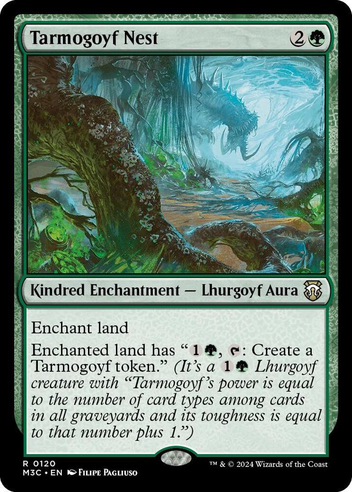 Tarmogoyf Nest 120 card from Commander: Modern Horizons 3