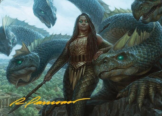 Hydra Trainer Art Card (Gold-Stamped Signature) 10 card from Art Series: Modern Horizons 3