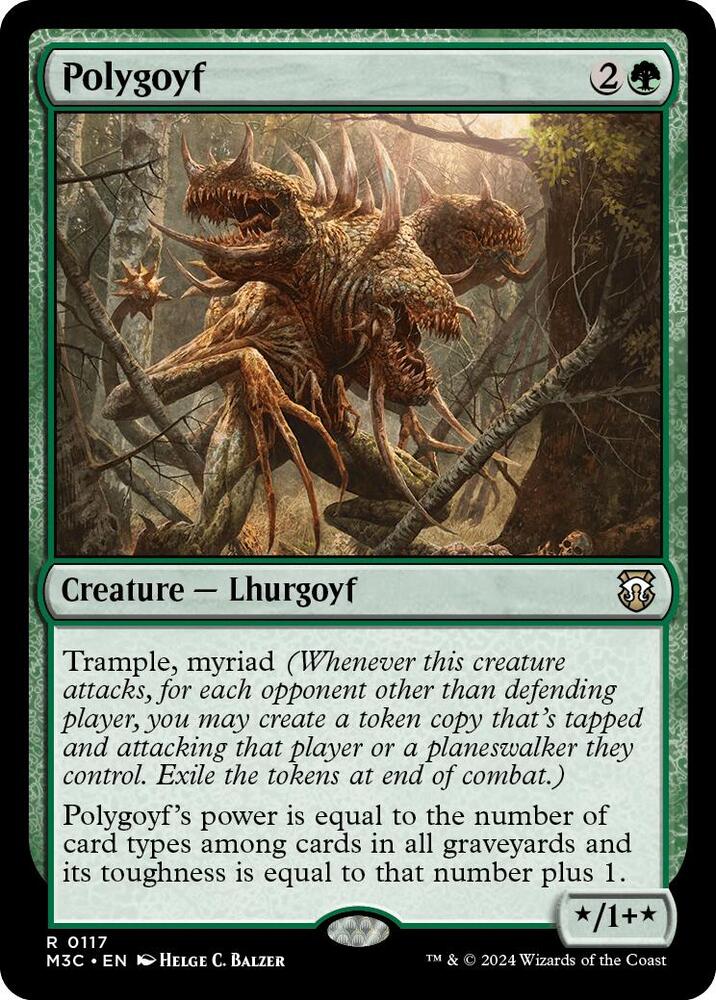 Polygoyf 117 card from Commander: Modern Horizons 3