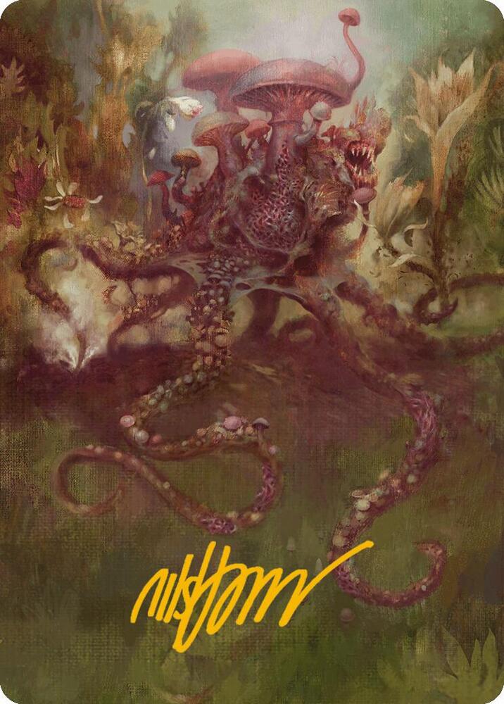 Sowing Mycospawn Art Card (Gold-Stamped Signature) 40 card from Art Series: Modern Horizons 3