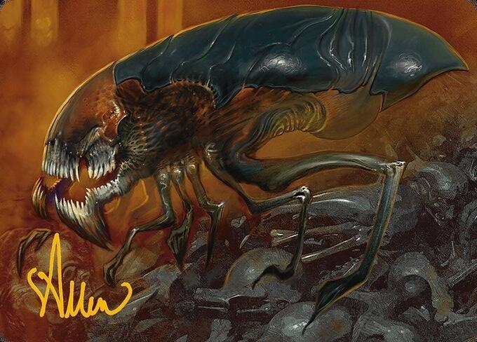 Cranial Ram Art Card (Gold-Stamped Signature) 13 card from Art Series: Modern Horizons 3