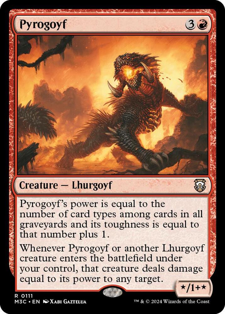 Pyrogoyf 111 card from Commander: Modern Horizons 3