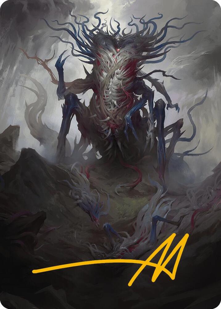 Azlask, the Swelling Scourge Art Card (Gold-Stamped Signature) 25 card from Art Series: Modern Horizons 3