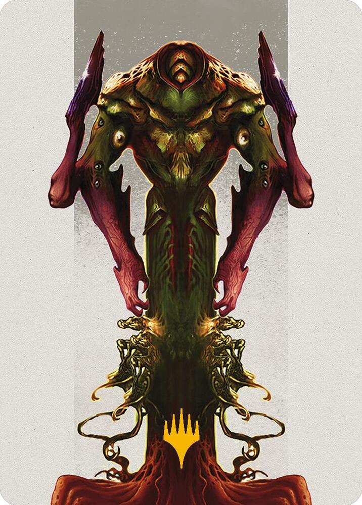 Kozilek, the Broken Reality Art Card (Gold-Stamped Planeswalker Symbol) 51 card from Art Series: Modern Horizons 3