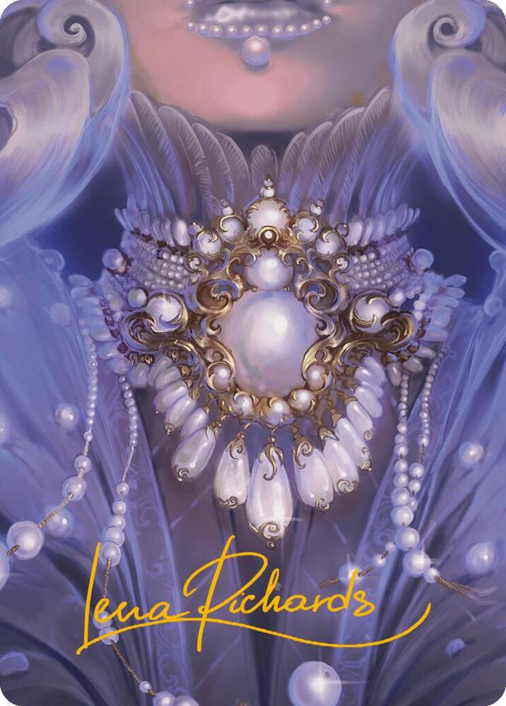 Pearl Medallion Art Card (Gold-Stamped Signature) 43 card from Art Series: Modern Horizons 3