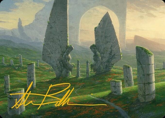 Monumental Henge Art Card (Gold-Stamped Signature) 15 card from Art Series: Modern Horizons 3
