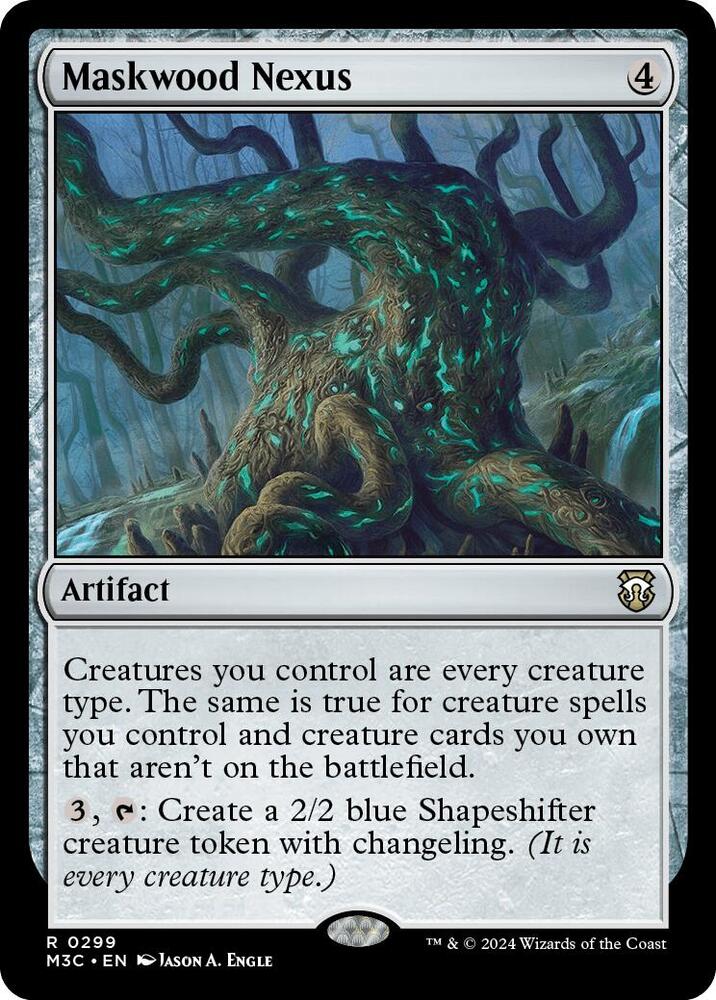 Maskwood Nexus (Ripple Foil) 299 card from Commander: Modern Horizons 3