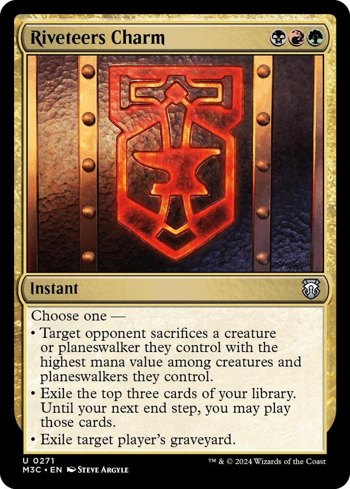 Riveteers Charm (Ripple Foil) 271 card from Commander: Modern Horizons 3