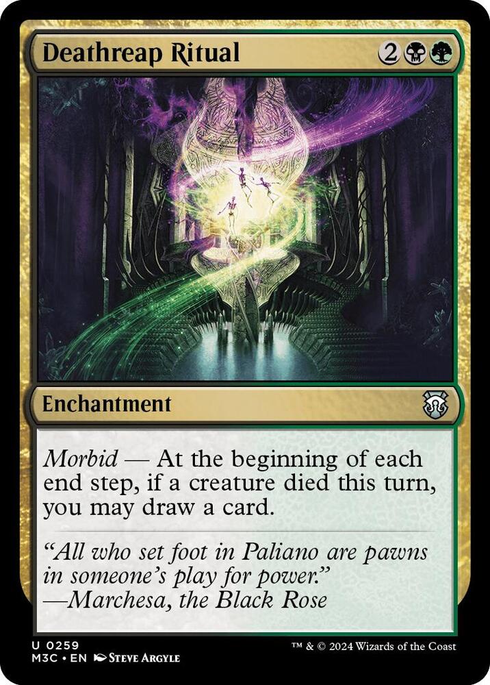 Deathreap Ritual (Ripple Foil) 259 card from Commander: Modern Horizons 3