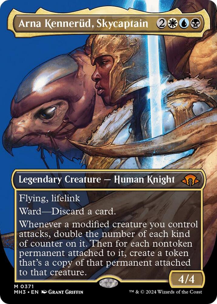 Arna Kennerud, Skycaptain (Borderless) 371 card from Modern Horizons 3
