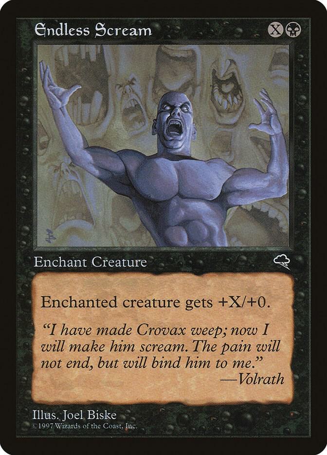 Endless Scream 132 card from Tempest