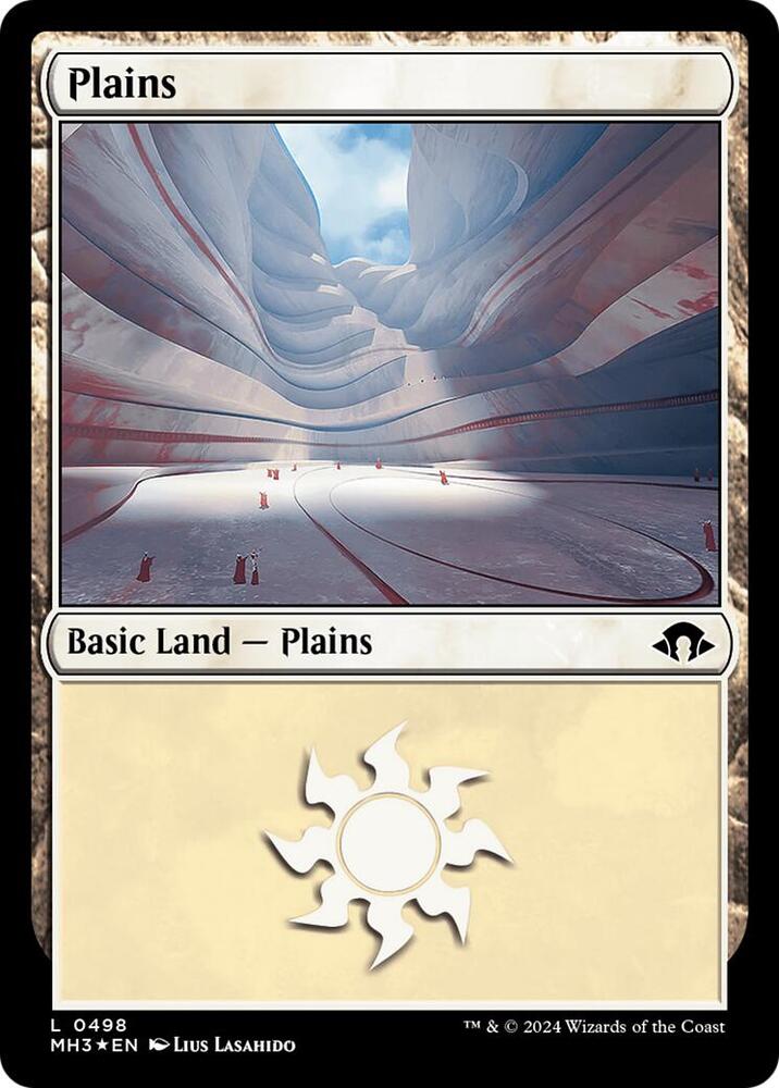 Plains (Ripple Foil) 498 card from Modern Horizons 3