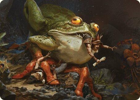 Rampant Frogantua Art Card 32 card from Art Series: Modern Horizons 3
