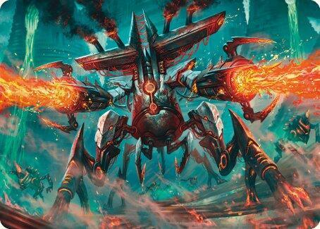 Exterminator Magmarch Art Card 33 card from Art Series: Modern Horizons 3