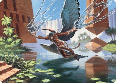 Nadu, Winged Wisdom Art Card 14 card from Art Series: Modern Horizons 3