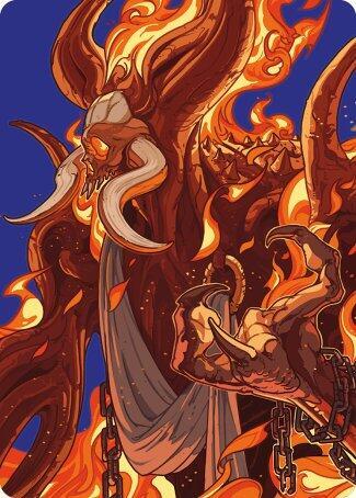 Phlage, Titan of Fire's Fury Art Card 50 card from Art Series: Modern Horizons 3
