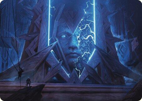 Stone Idol Generator Art Card 35 card from Art Series: Modern Horizons 3