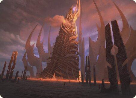 Phyrexian Tower Art Card 23 card from Art Series: Modern Horizons 3