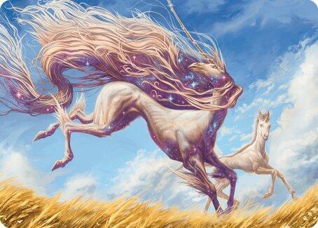 Nyxborn Unicorn Art Card 1 card from Art Series: Modern Horizons 3