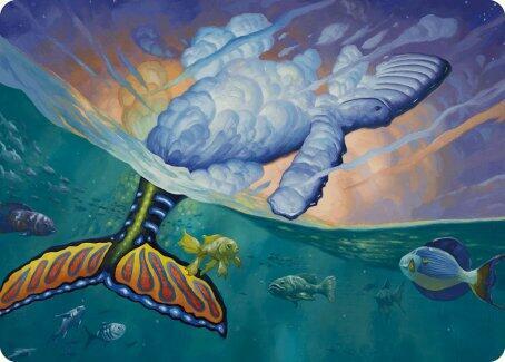 Dreamtide Whale Art Card 2 card from Art Series: Modern Horizons 3