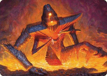 Molten Gatekeeper Art Card 5 card from Art Series: Modern Horizons 3