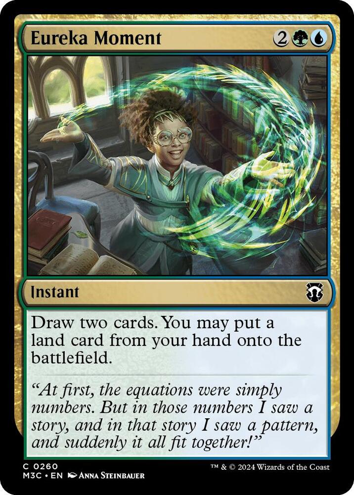 Eureka Moment (Ripple Foil) 260 card from Commander: Modern Horizons 3