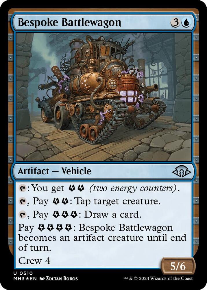 Bespoke Battlewagon (Ripple Foil) 510 card from Modern Horizons 3