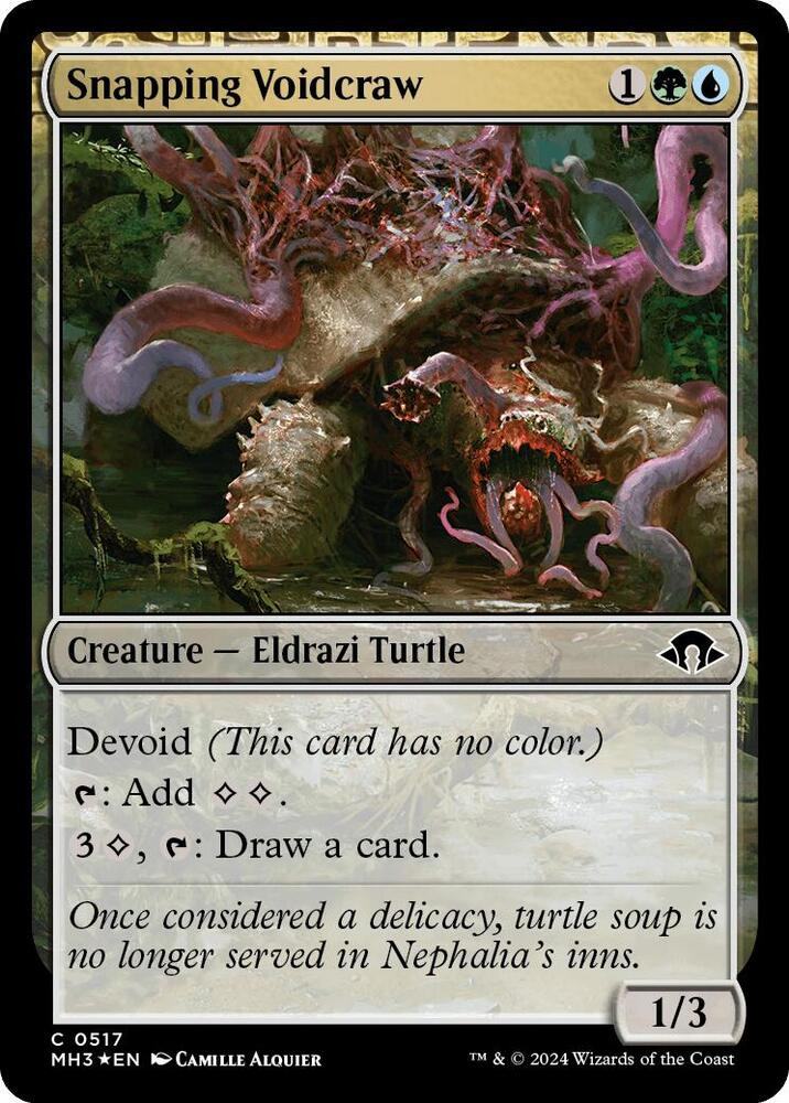 Snapping Voidcraw (Ripple Foil) 517 card from Modern Horizons 3