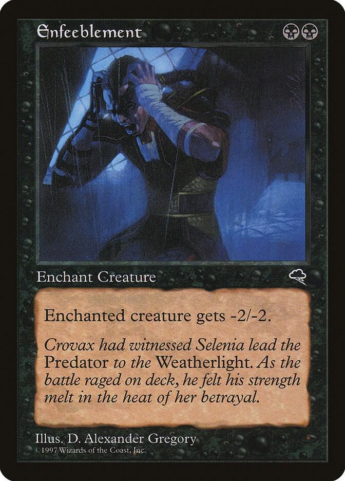 Enfeeblement 133 card from Tempest