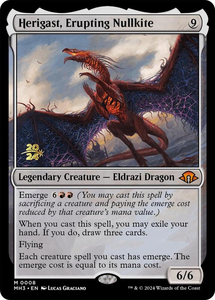 Herigast, Erupting Nullkite 8 card from Prerelease Cards