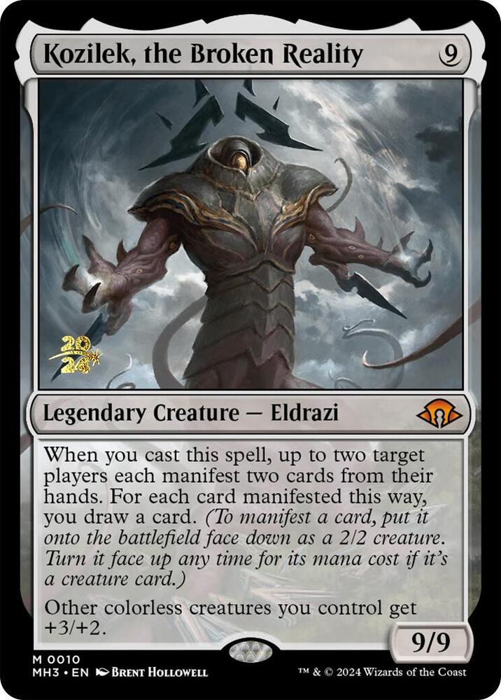Kozilek, the Broken Reality 10 card from Prerelease Cards