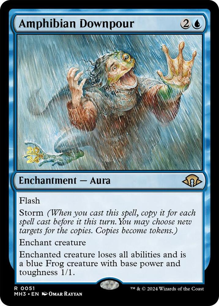 Amphibian Downpour 51 card from Prerelease Cards