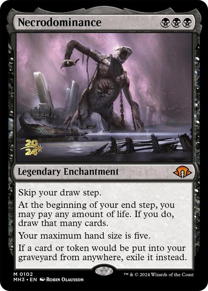 Necrodominance 102 card from Prerelease Cards