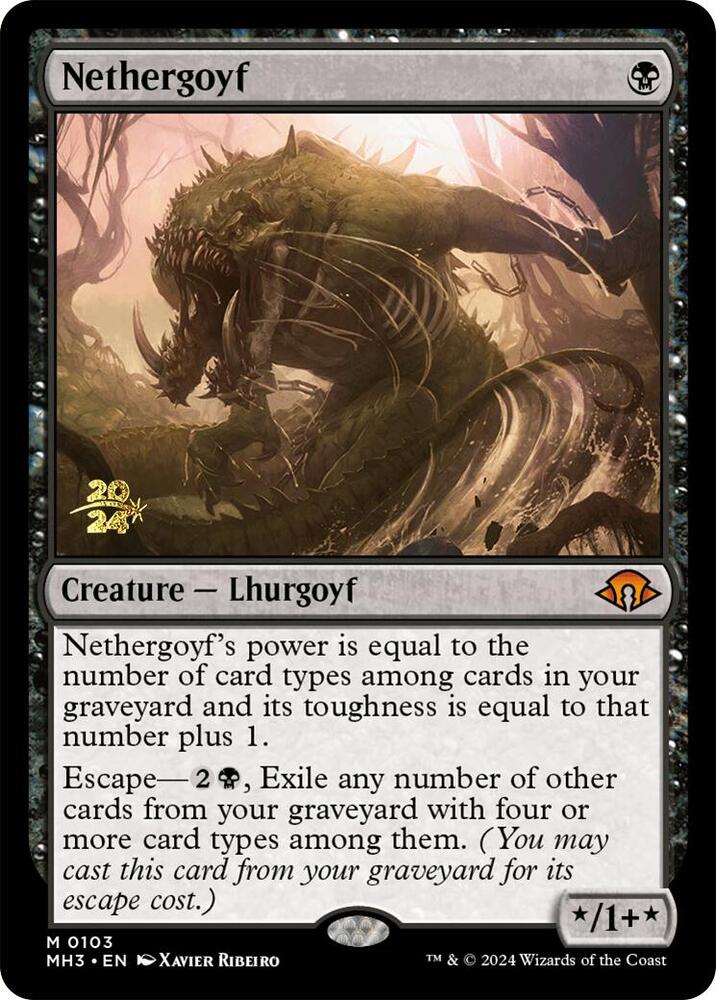 Nethergoyf 103 card from Prerelease Cards