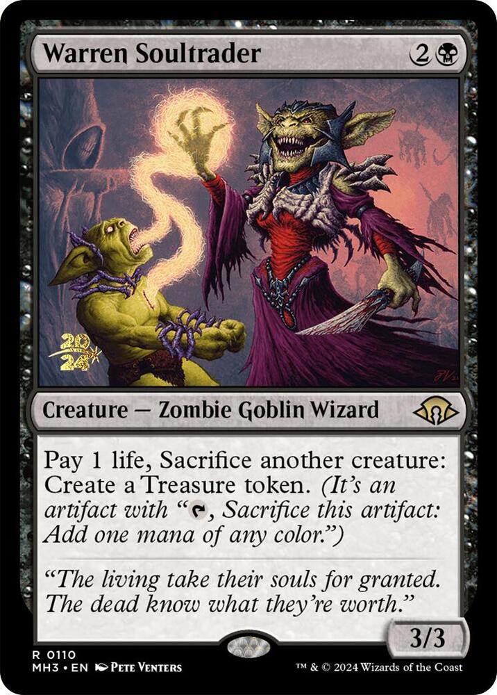 Warren Soultrader 110 card from Prerelease Cards