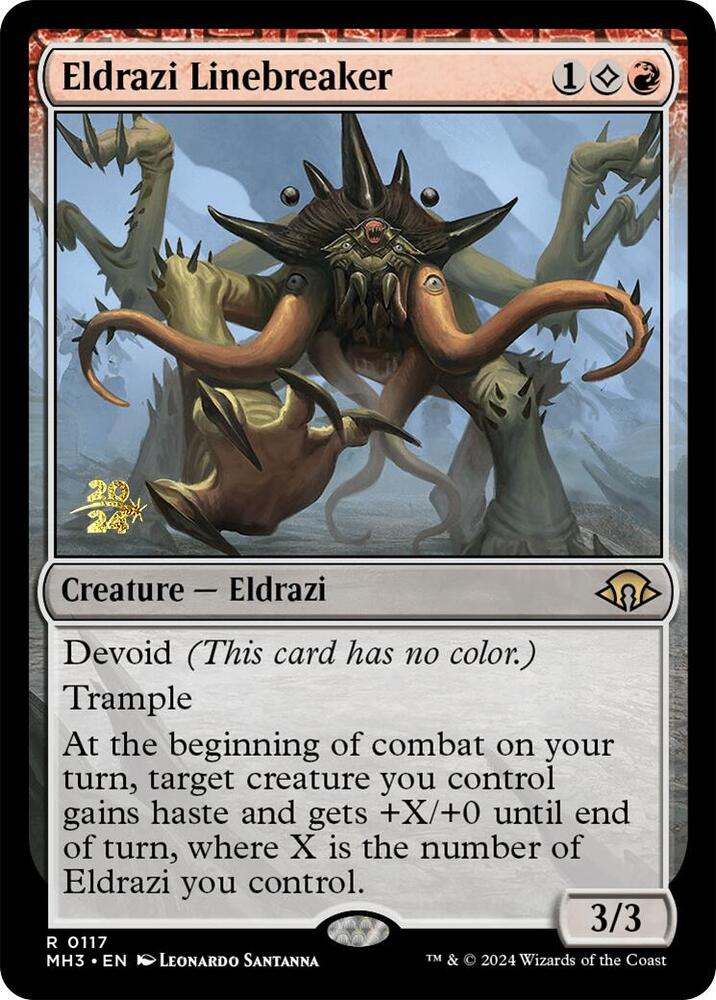 Eldrazi Linebreaker 117 card from Prerelease Cards