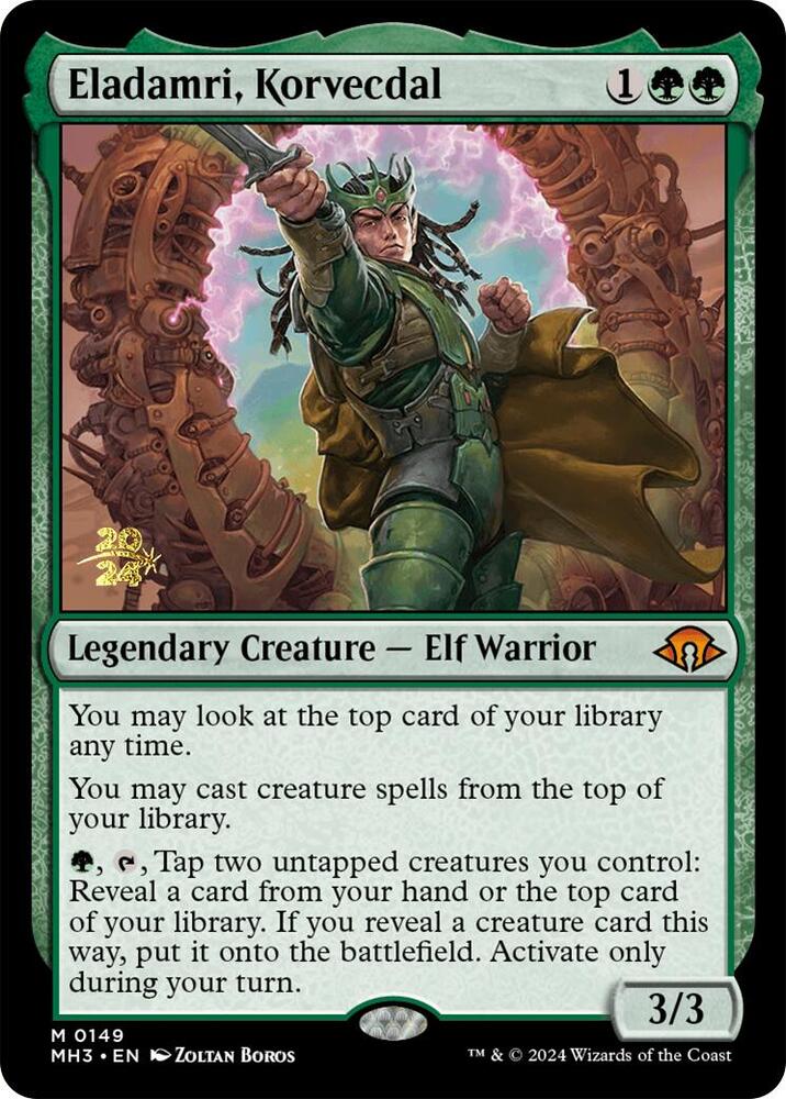 Eladamri, Korvecdal 149 card from Prerelease Cards