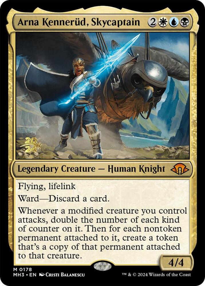 Arna Kennerud, Skycaptain 178 card from Prerelease Cards