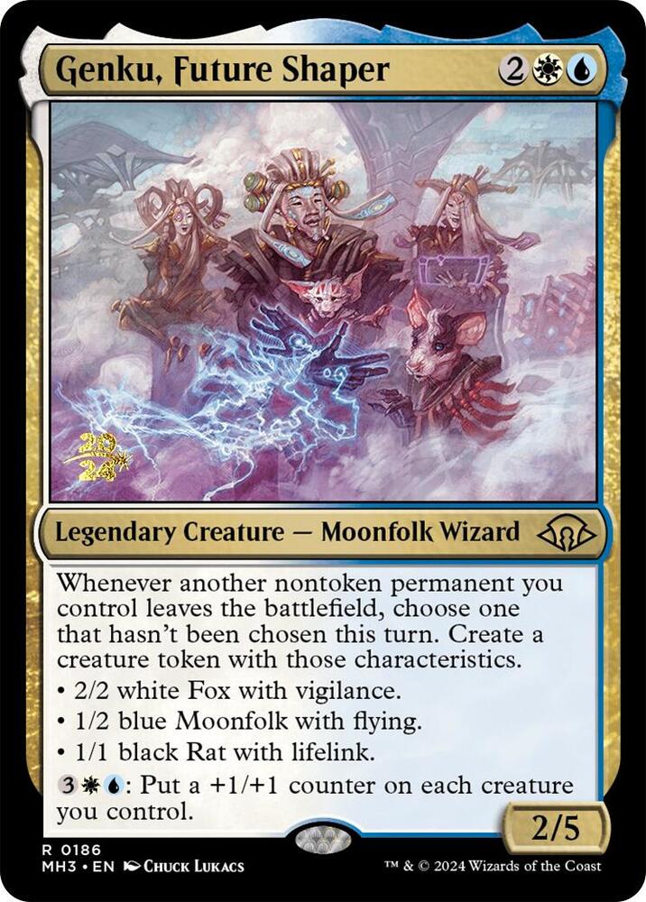 Genku, Future Shaper 186 card from Prerelease Cards