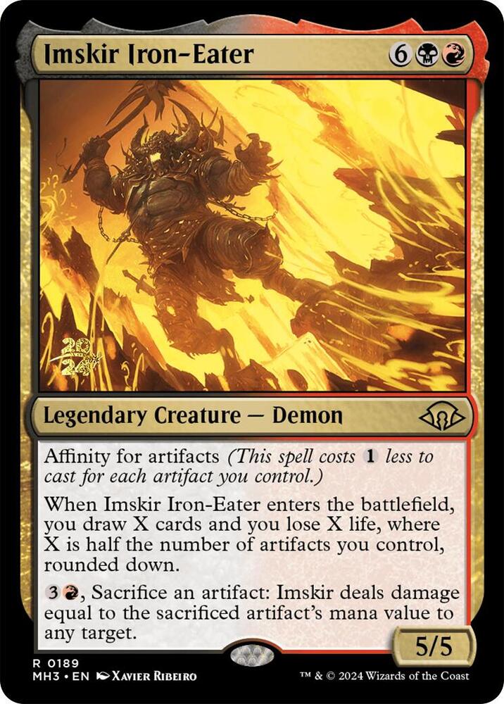 Imskir Iron-Eater 189 card from Prerelease Cards