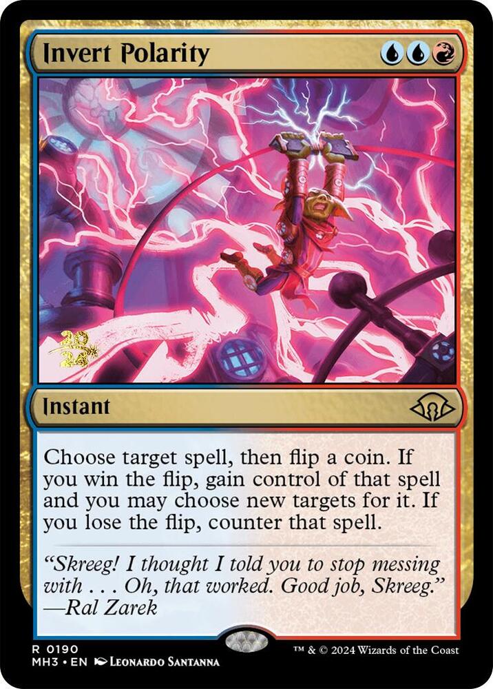 Invert Polarity 190 card from Prerelease Cards