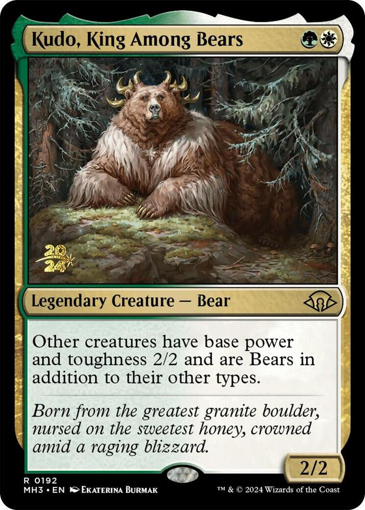 Kudo, King Among Bears 192 card from Prerelease Cards