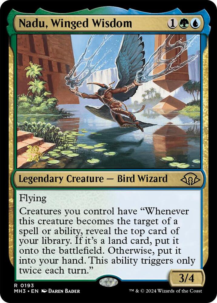 Nadu, Winged Wisdom 193 card from Prerelease Cards
