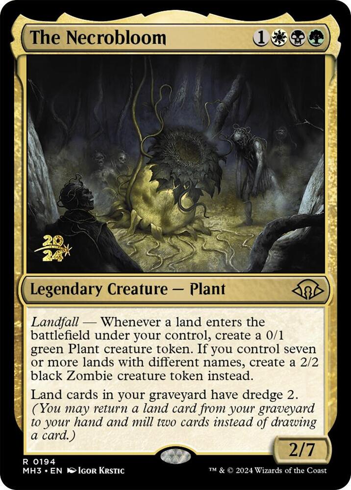 The Necrobloom 194 card from Prerelease Cards