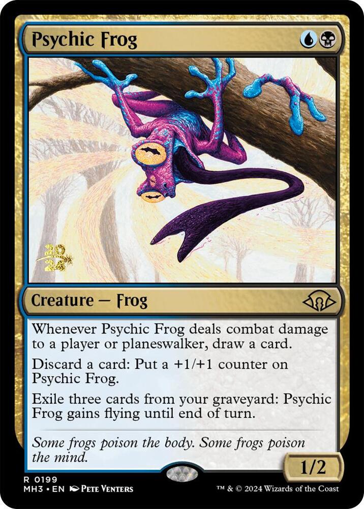 Psychic Frog 199 card from Prerelease Cards