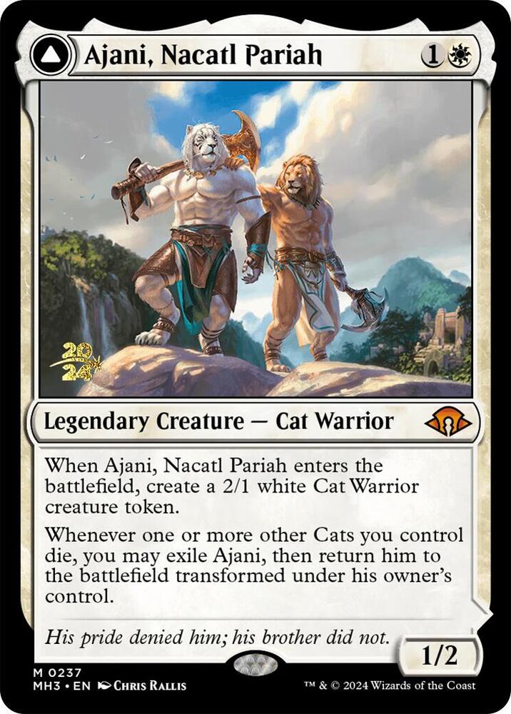Ajani, Nacatl Pariah 237 card from Prerelease Cards