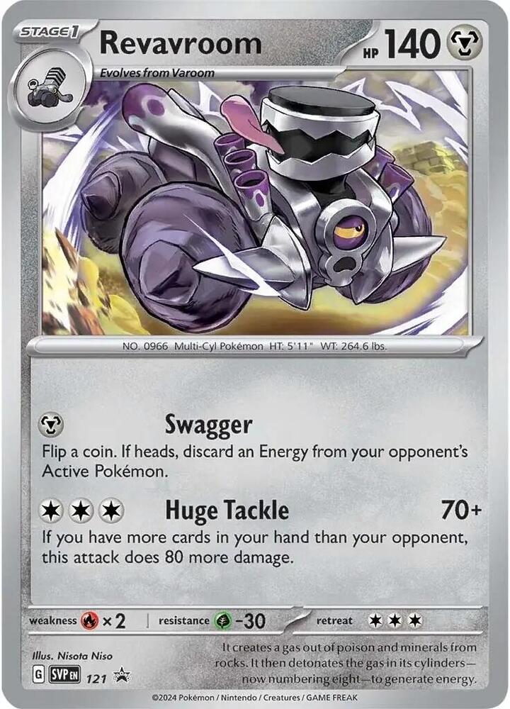 Revavroom 121 card from SV: Scarlet & Violet Promo Cards