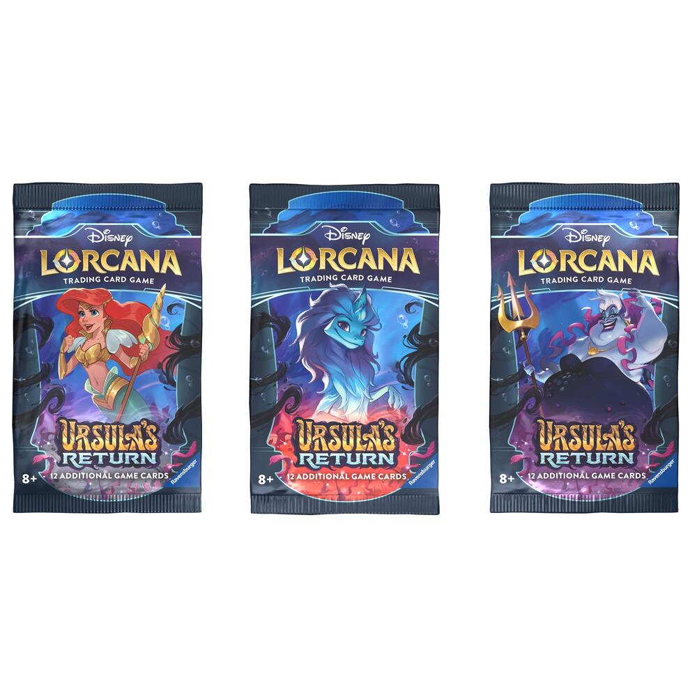 Disney Lorcana: Ursula's Return Booster Pack Art Bundle [Set of 3] card from Ursula's Return