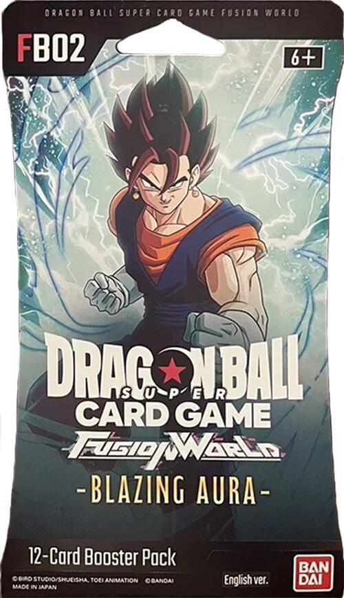 Blazing Aura Sleeved Booster Pack [Vegito] card from Blazing Aura