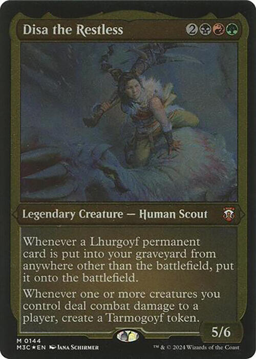 Disa the Restless (Display Commander) - Thick Stock 144 card from Commander: Modern Horizons 3